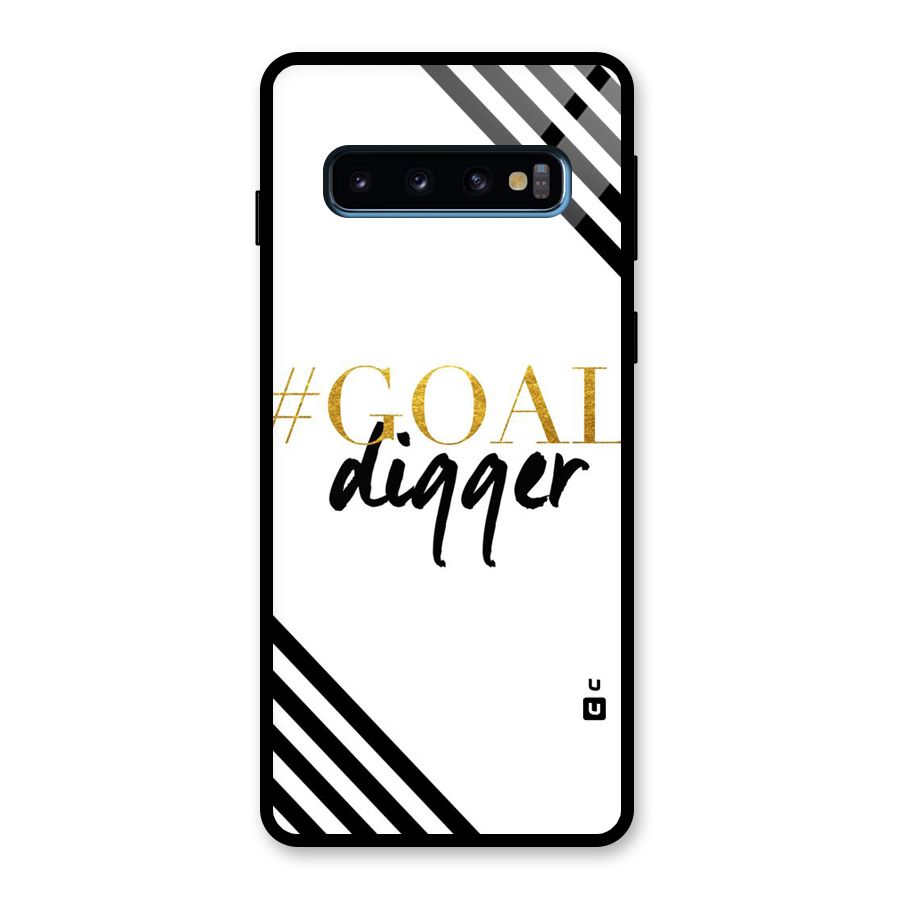 Goal Digger Glass Back Case for Galaxy S10