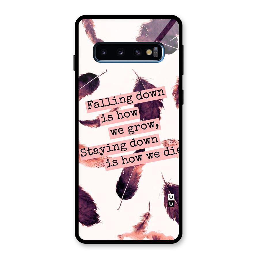 Grow Glass Back Case for Galaxy S10