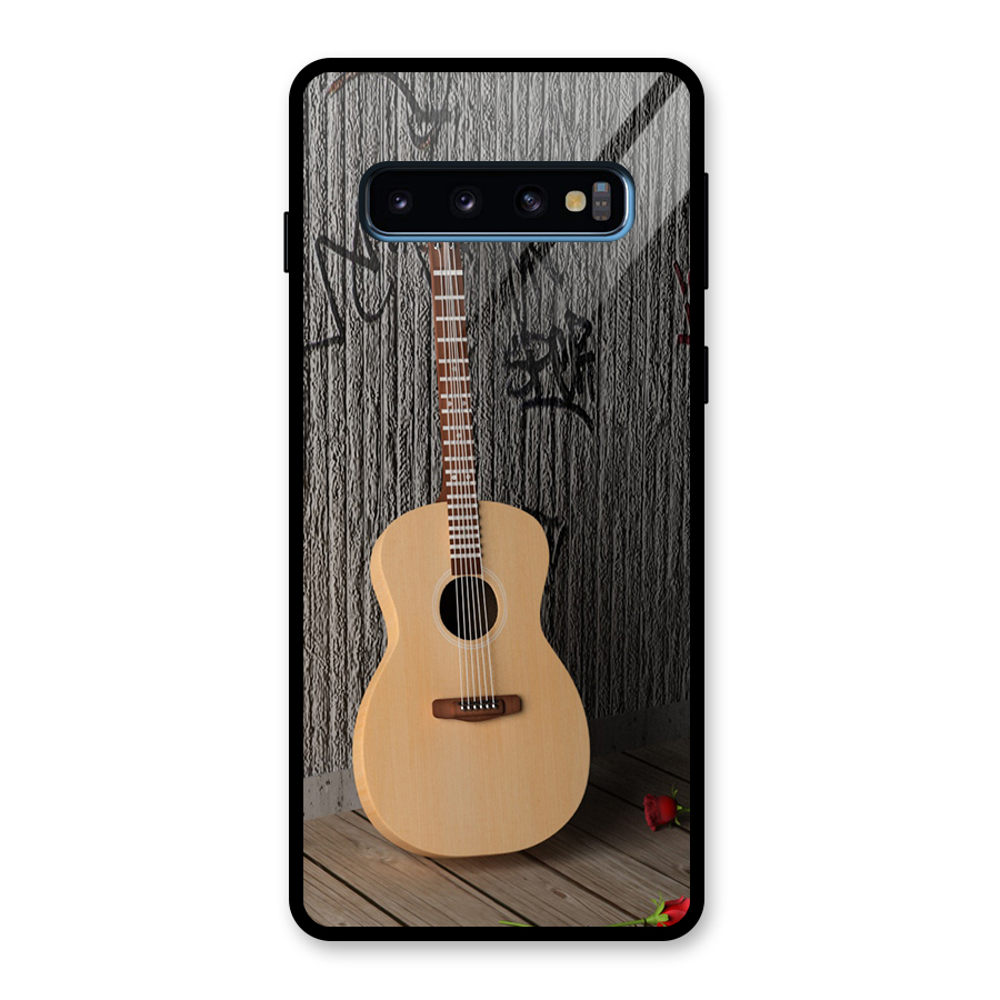 Guitar Classic Glass Back Case for Galaxy S10