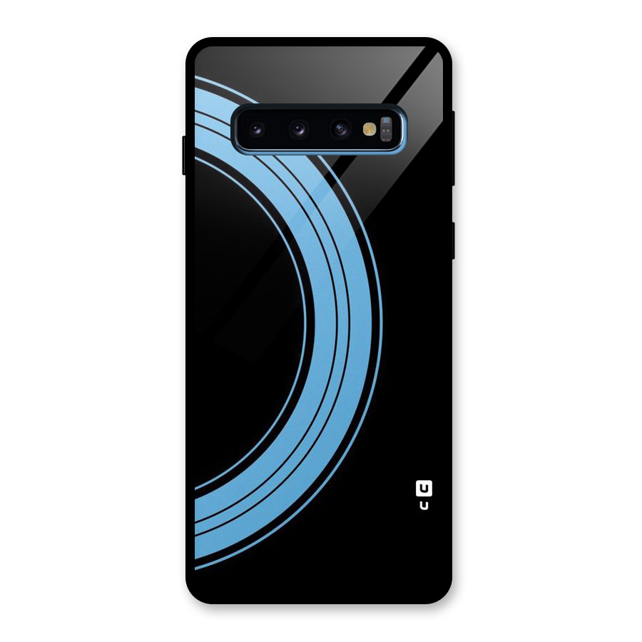 Half Circles Glass Back Case for Galaxy S10