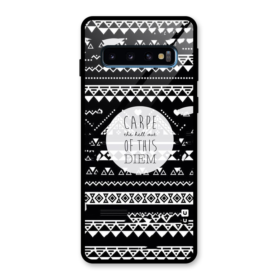 Hell Diem Glass Back Case for Galaxy S10