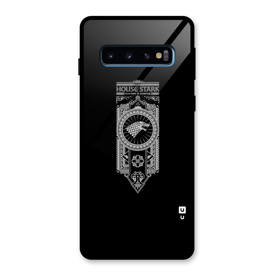 House Banner Glass Back Case for Galaxy S10
