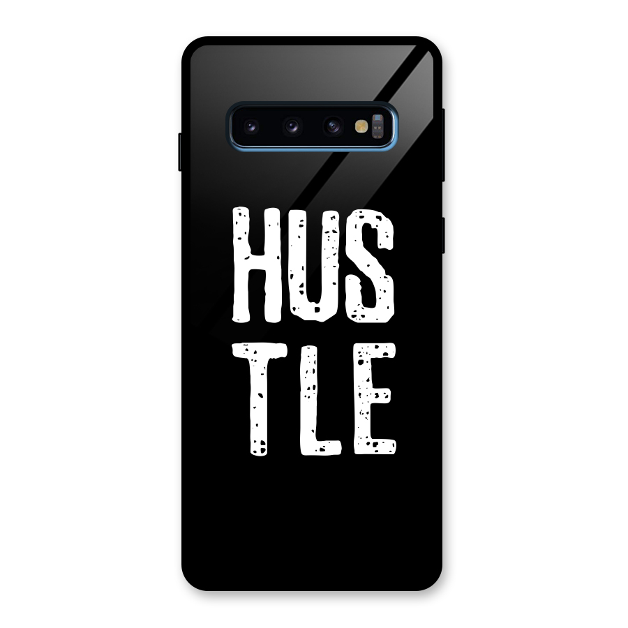 Hustle Glass Back Case for Galaxy S10