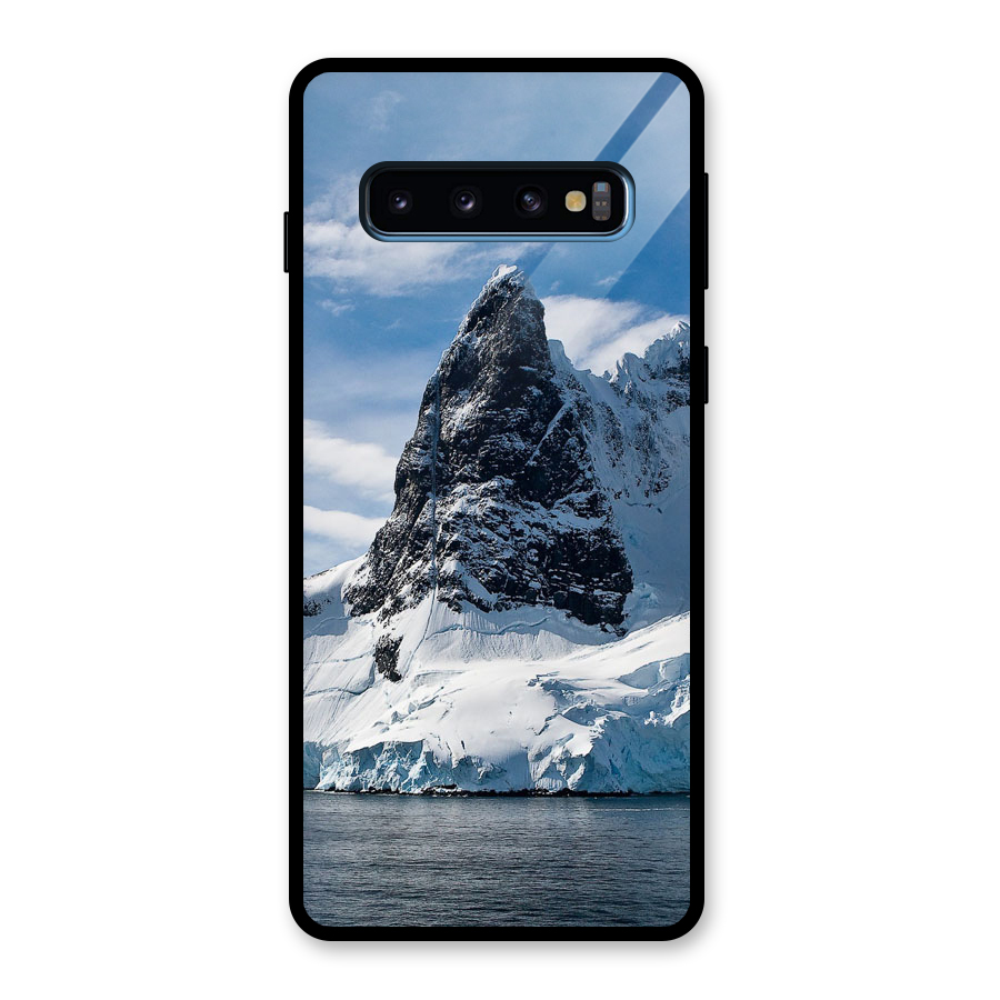 Ice Mountains Glass Back Case for Galaxy S10