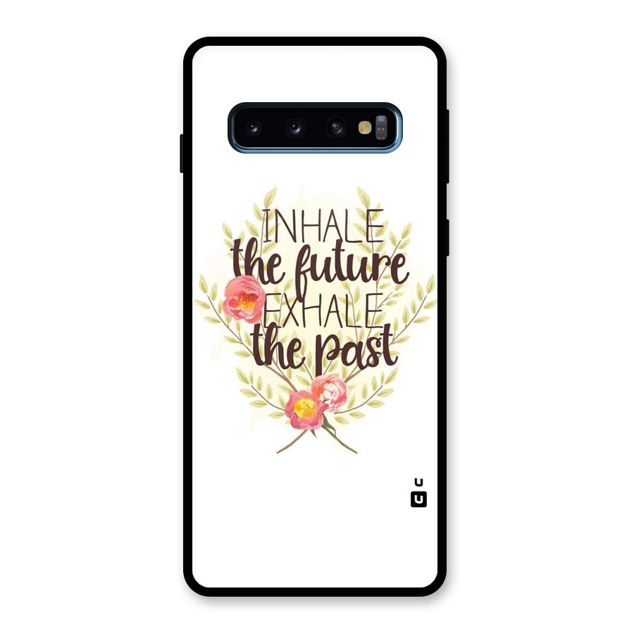 Inhale Future Glass Back Case for Galaxy S10