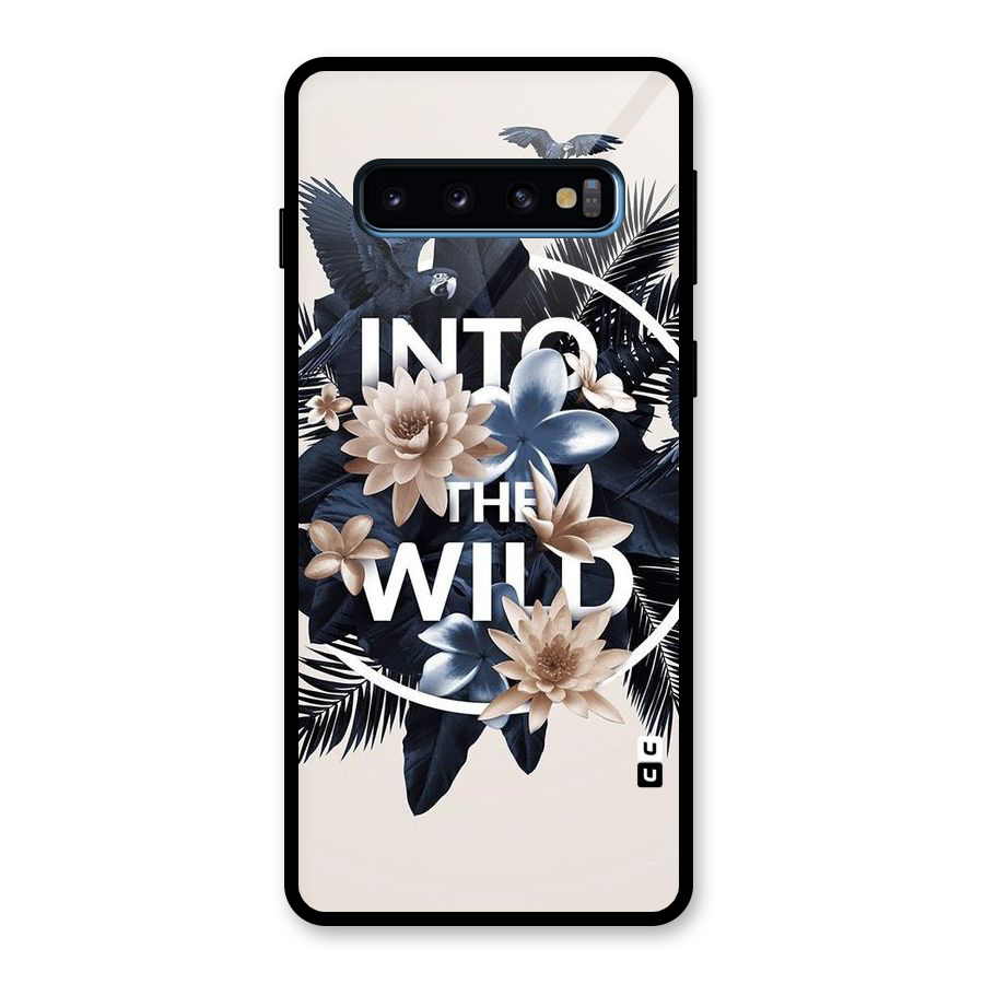 Into The Wild Blue Glass Back Case for Galaxy S10