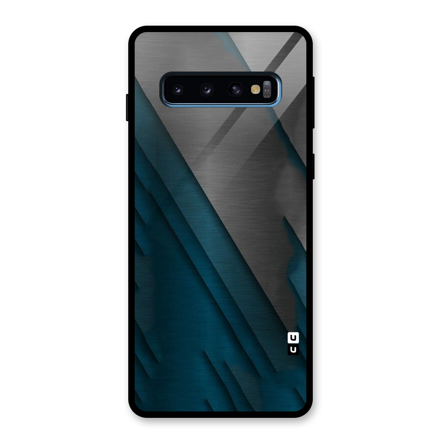 Just Lines Glass Back Case for Galaxy S10