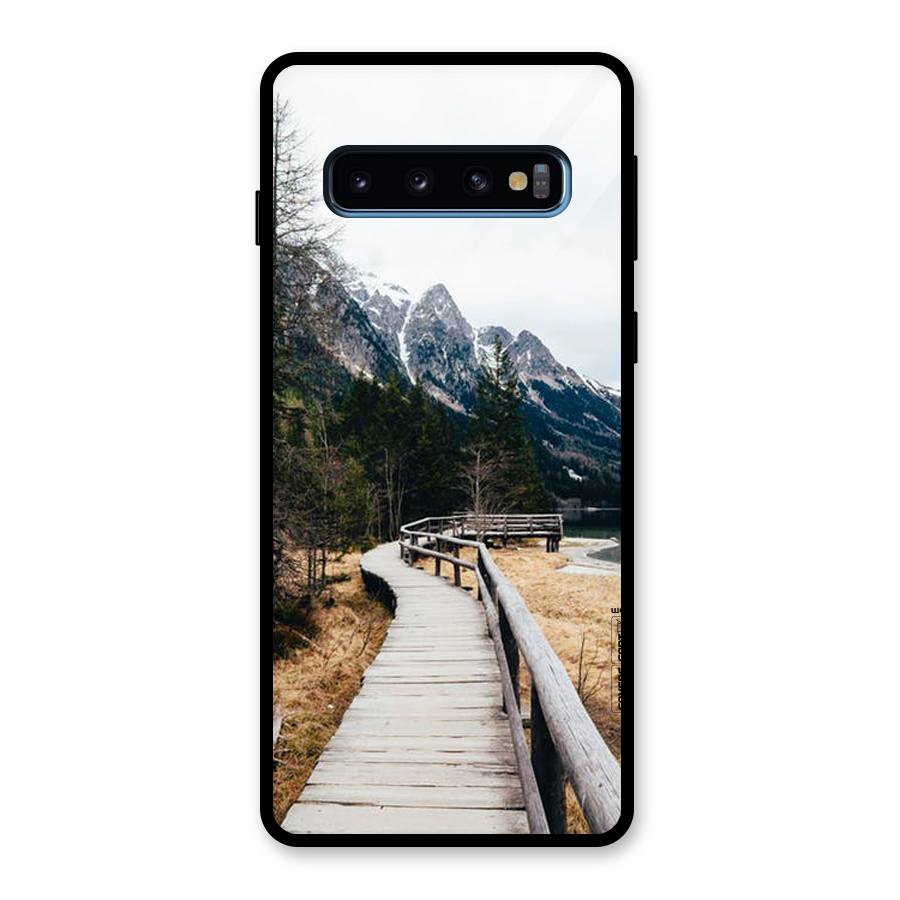 Just Wander Glass Back Case for Galaxy S10