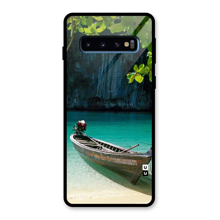 Lets Cross Over Glass Back Case for Galaxy S10