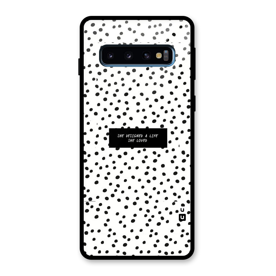 Life Loved Glass Back Case for Galaxy S10