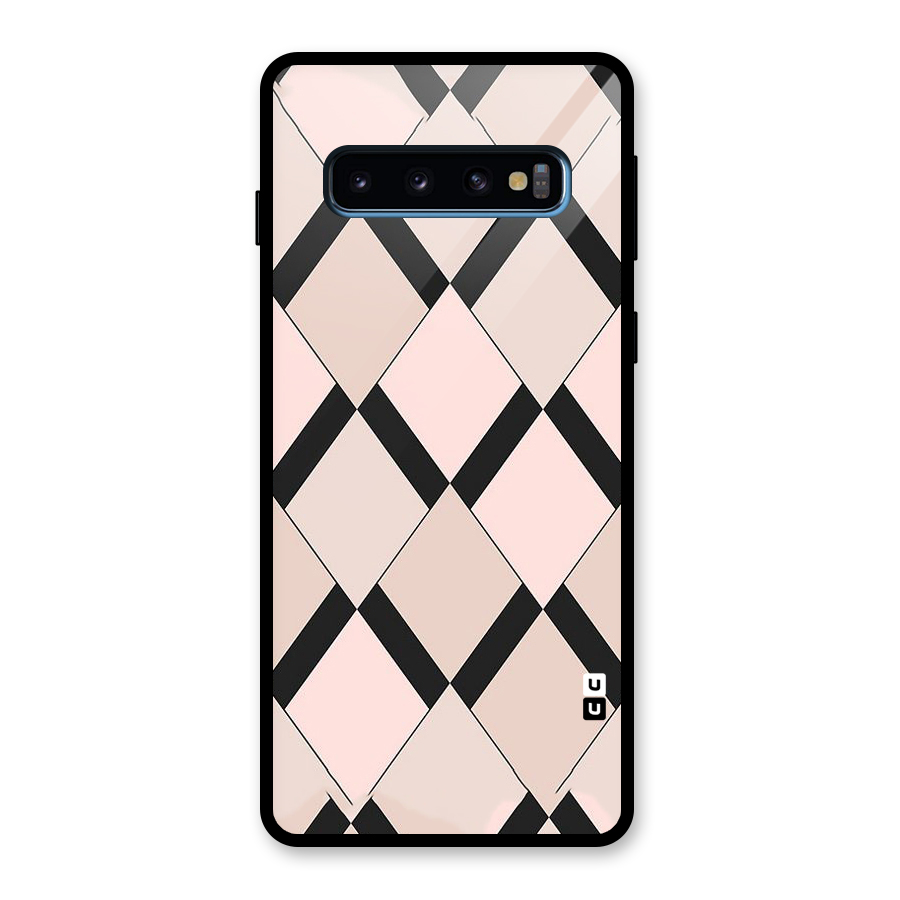 Light Pink Glass Back Case for Galaxy S10