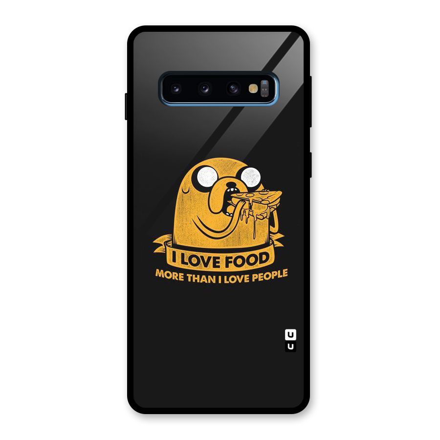Love Food Glass Back Case for Galaxy S10