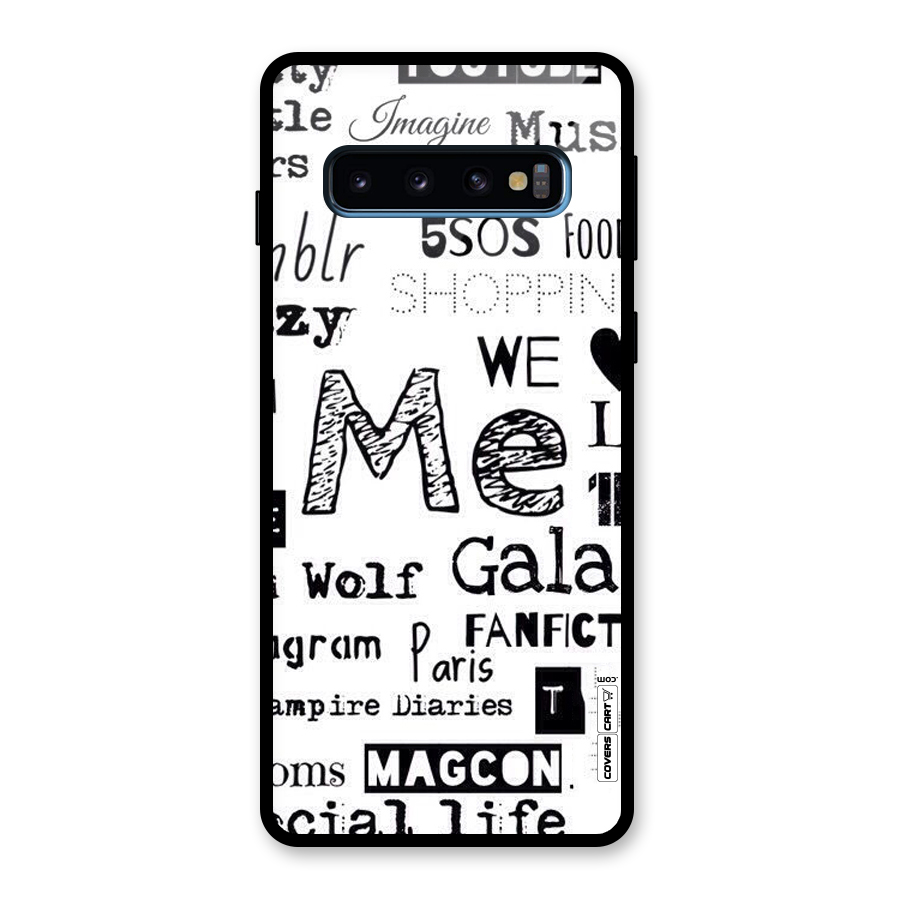Love Things Glass Back Case for Galaxy S10