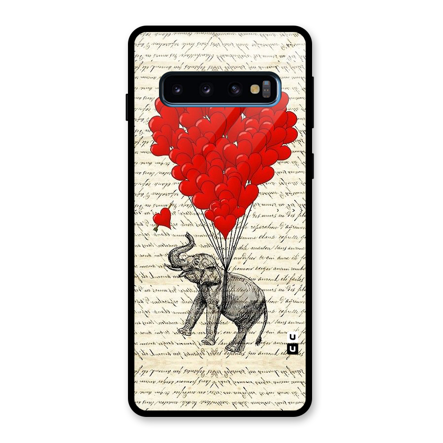 Love Weight Glass Back Case for Galaxy S10