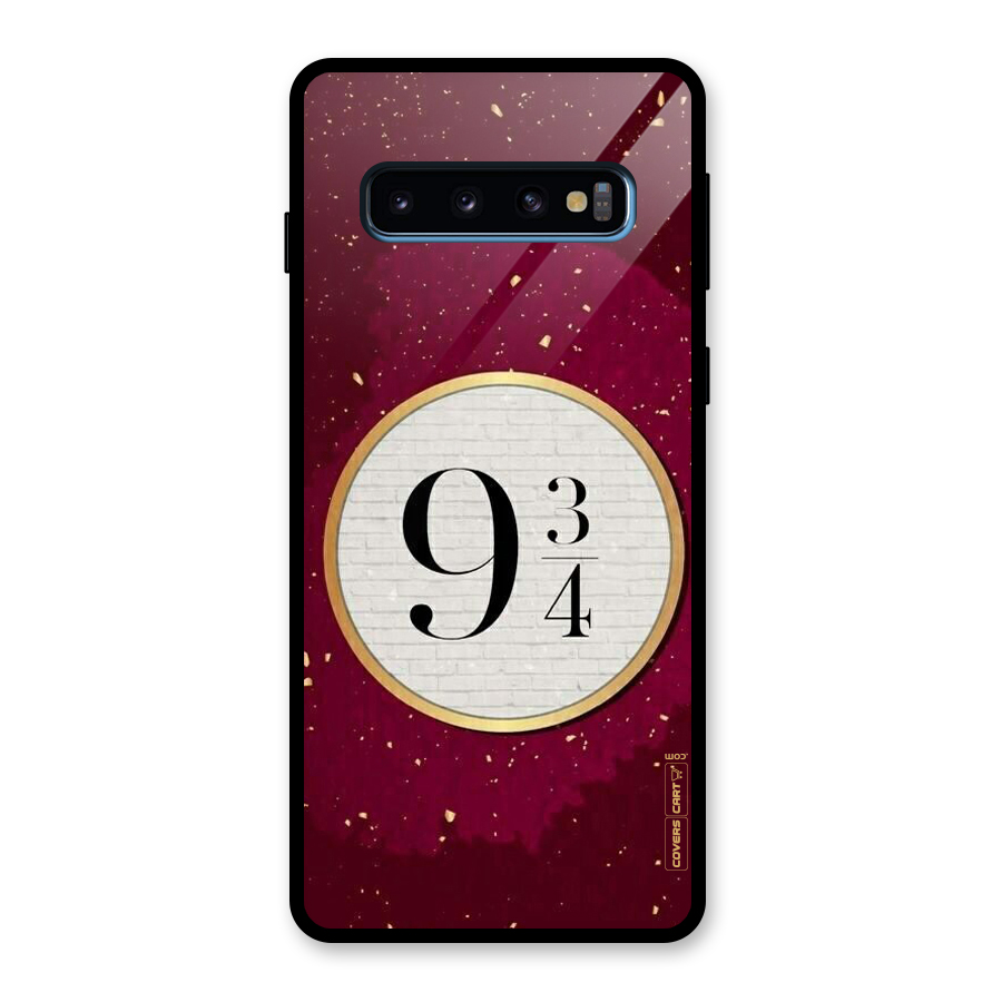 Magic Number Glass Back Case for Galaxy S10