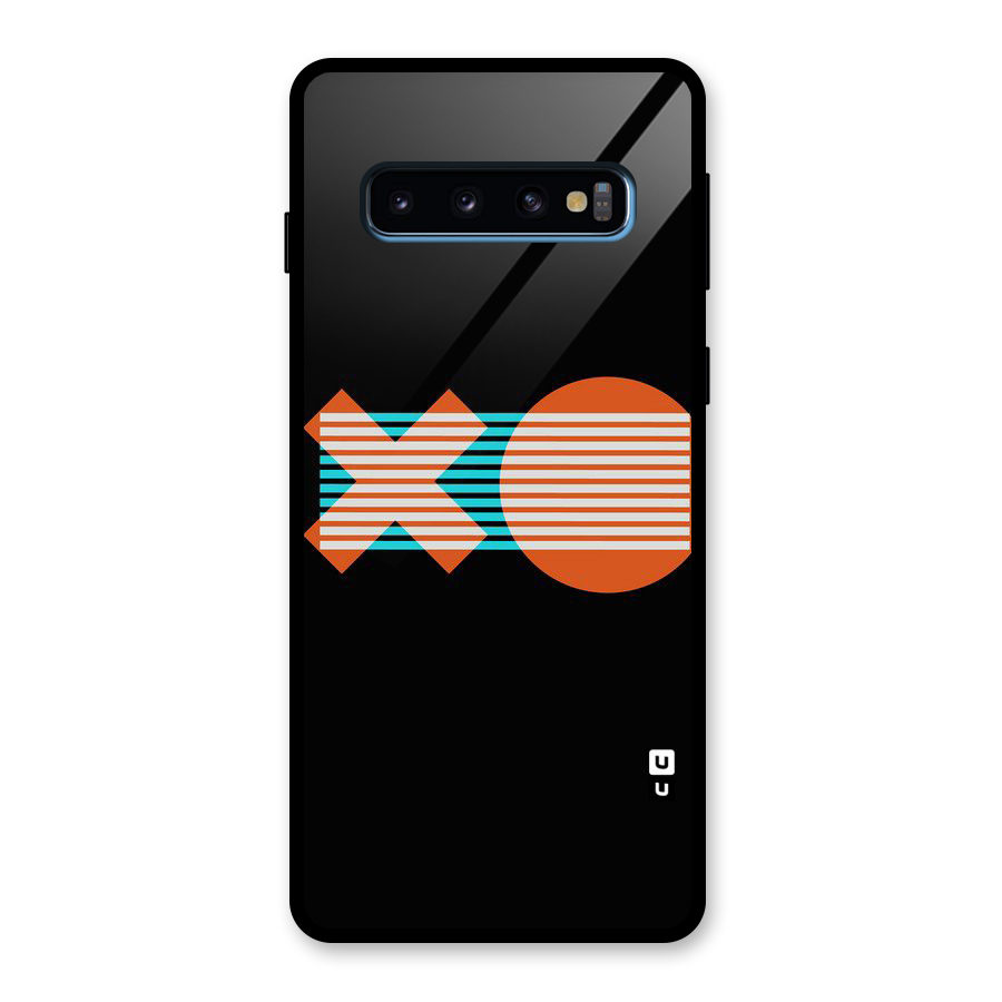 Minimal Art Glass Back Case for Galaxy S10