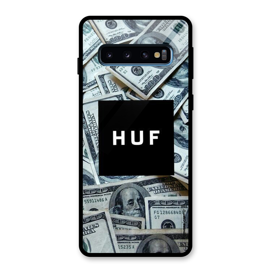 Money Life Glass Back Case for Galaxy S10
