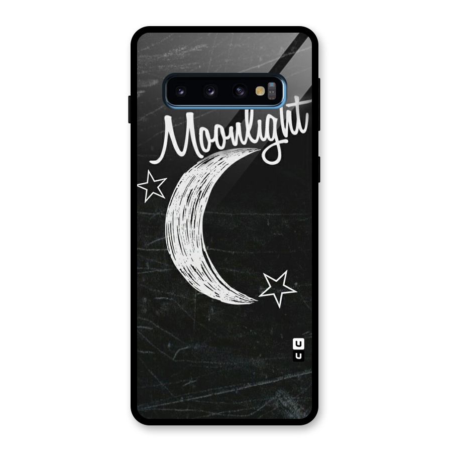 Moon Light Glass Back Case for Galaxy S10
