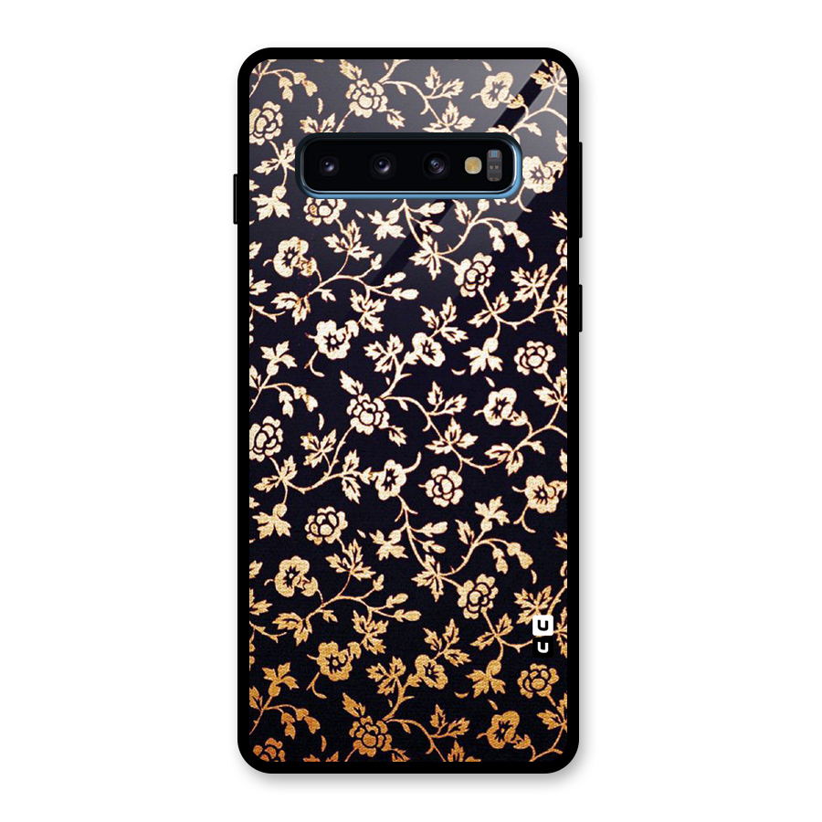 Most Beautiful Floral Glass Back Case for Galaxy S10