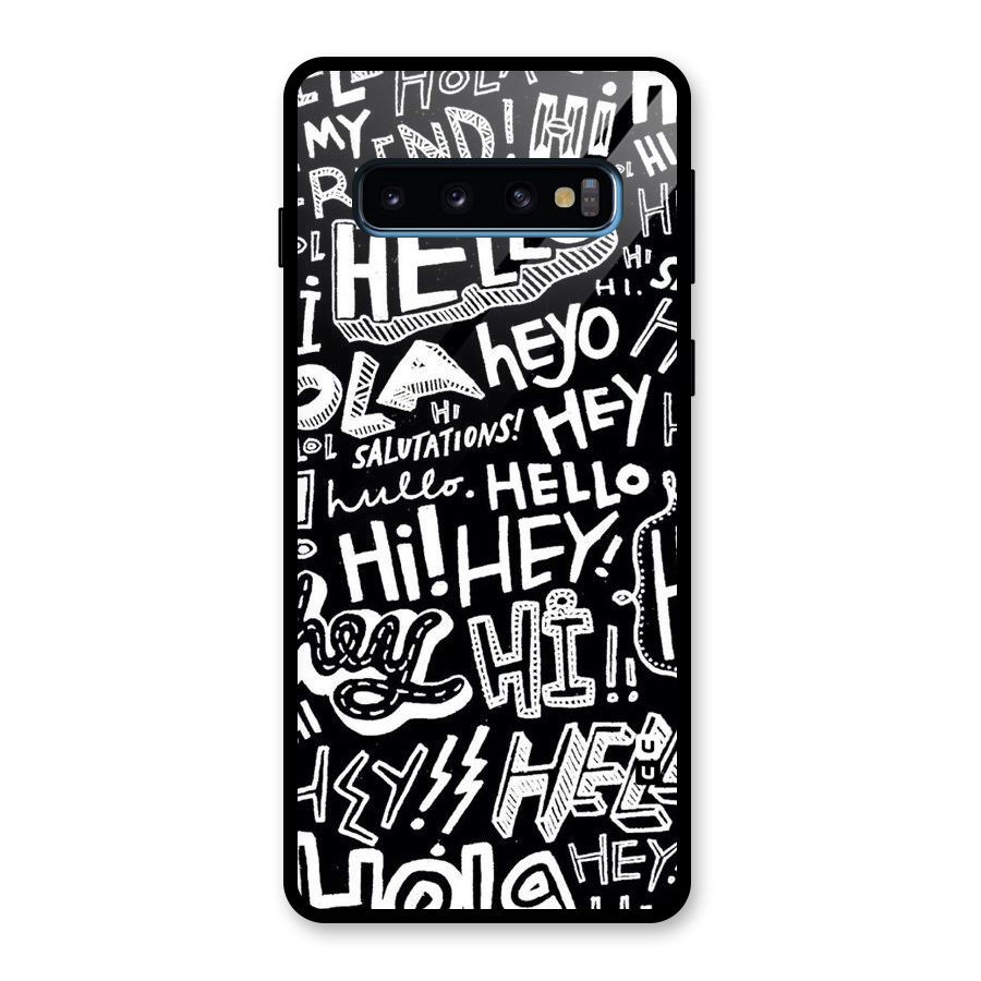 My Friend Glass Back Case for Galaxy S10