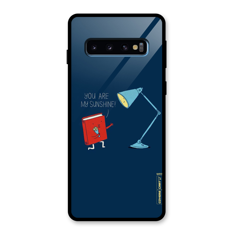 My Sunshine Glass Back Case for Galaxy S10