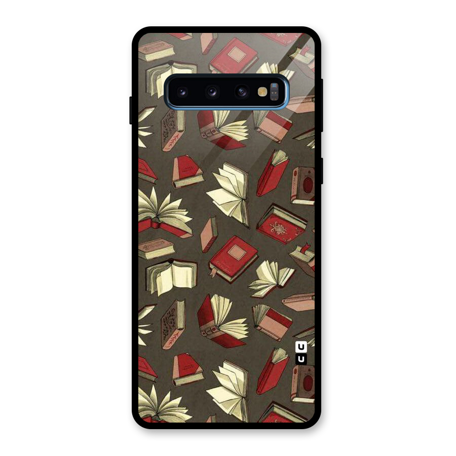 Nerd Head Glass Back Case for Galaxy S10