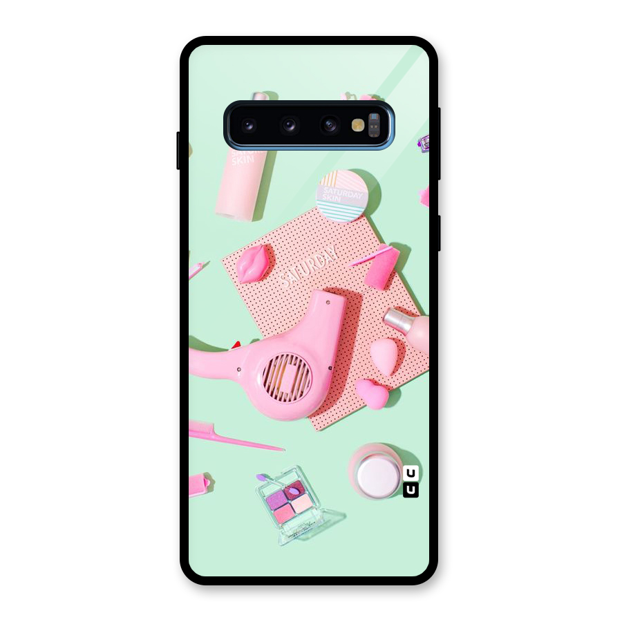 Night Out Slay Glass Back Case for Galaxy S10