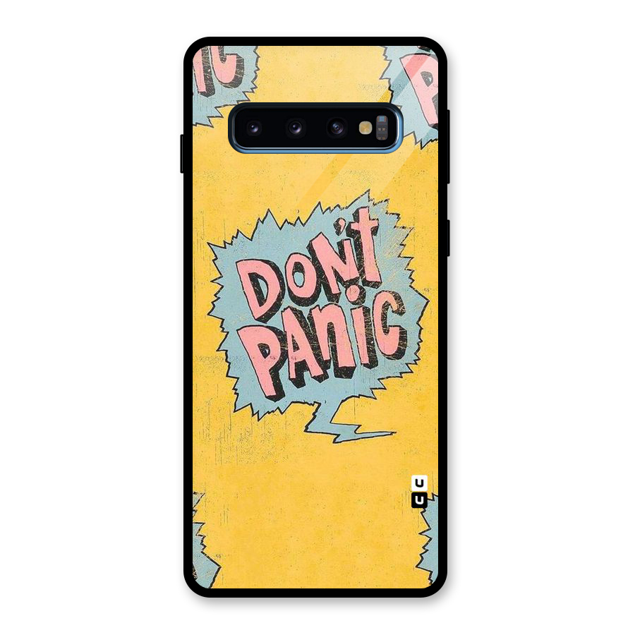 No Panic Glass Back Case for Galaxy S10