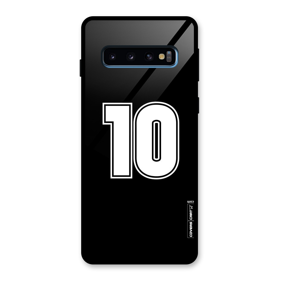 Number 10 Glass Back Case for Galaxy S10