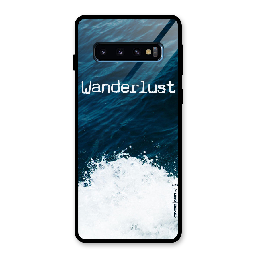 Ocean Wanderlust Glass Back Case for Galaxy S10