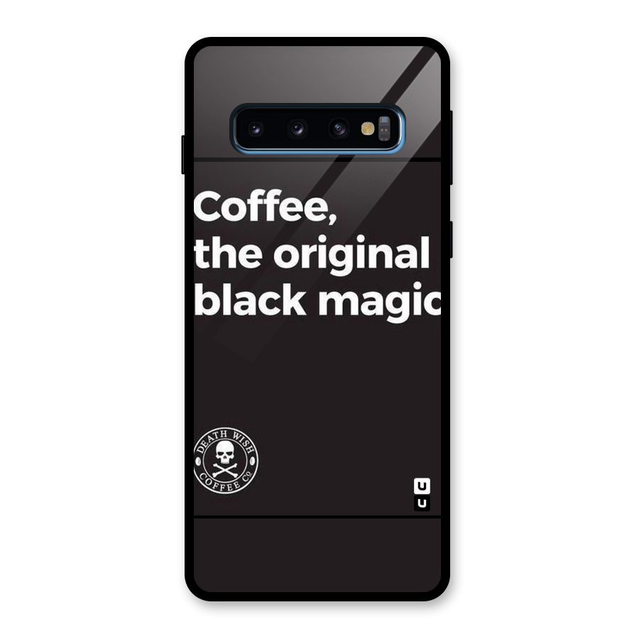 Original Black Magic Glass Back Case for Galaxy S10