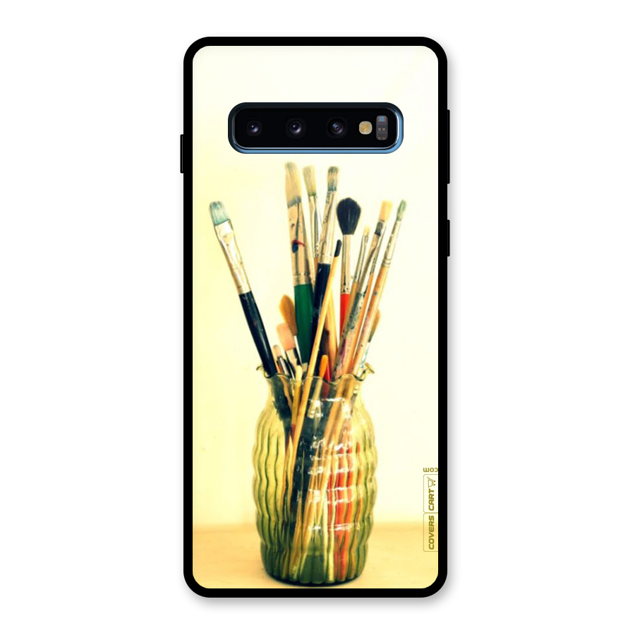 Paint Vass Glass Back Case for Galaxy S10