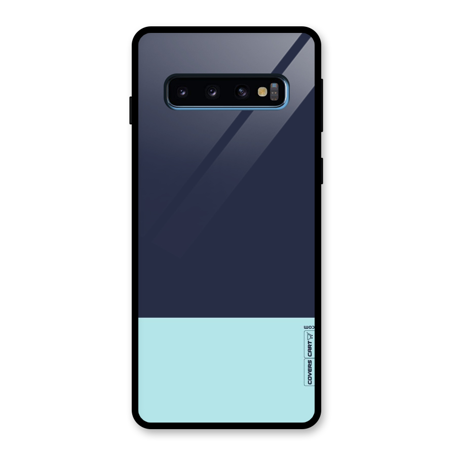 Pastel Blues Glass Back Case for Galaxy S10