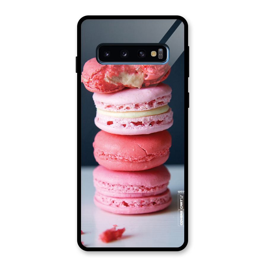 Pastel Macroons Glass Back Case for Galaxy S10