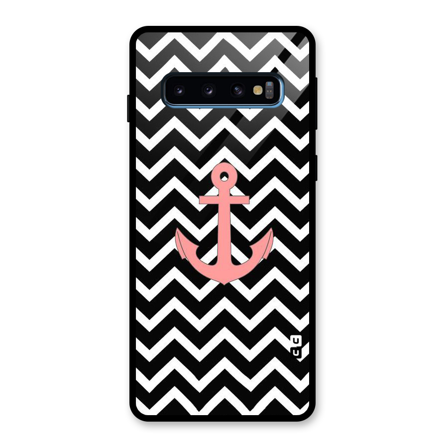 Pink Sailor Glass Back Case for Galaxy S10