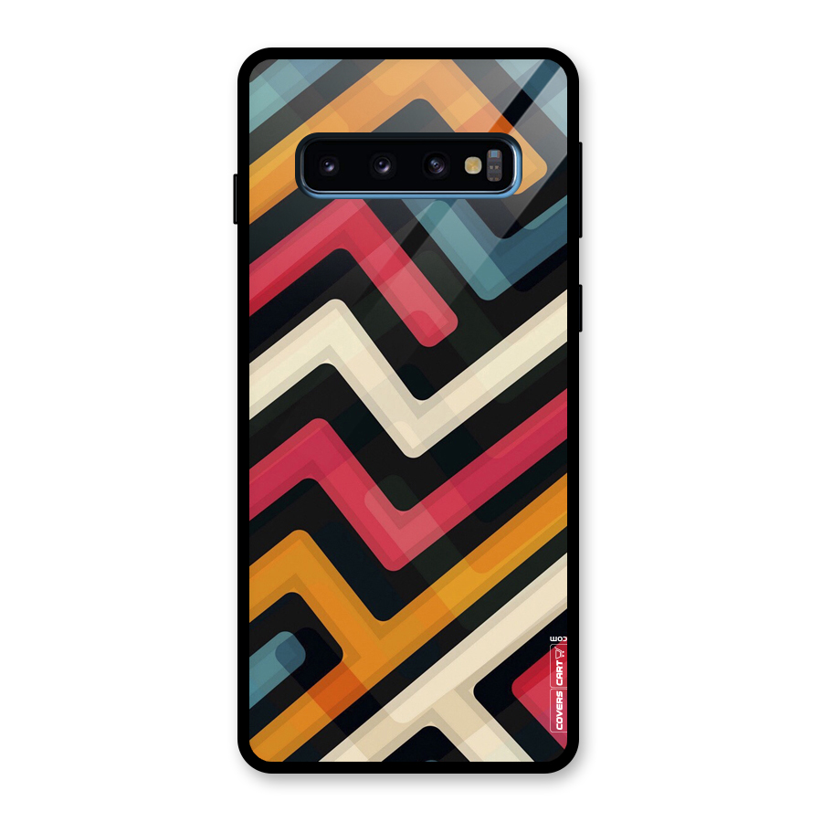 Pipelines Glass Back Case for Galaxy S10