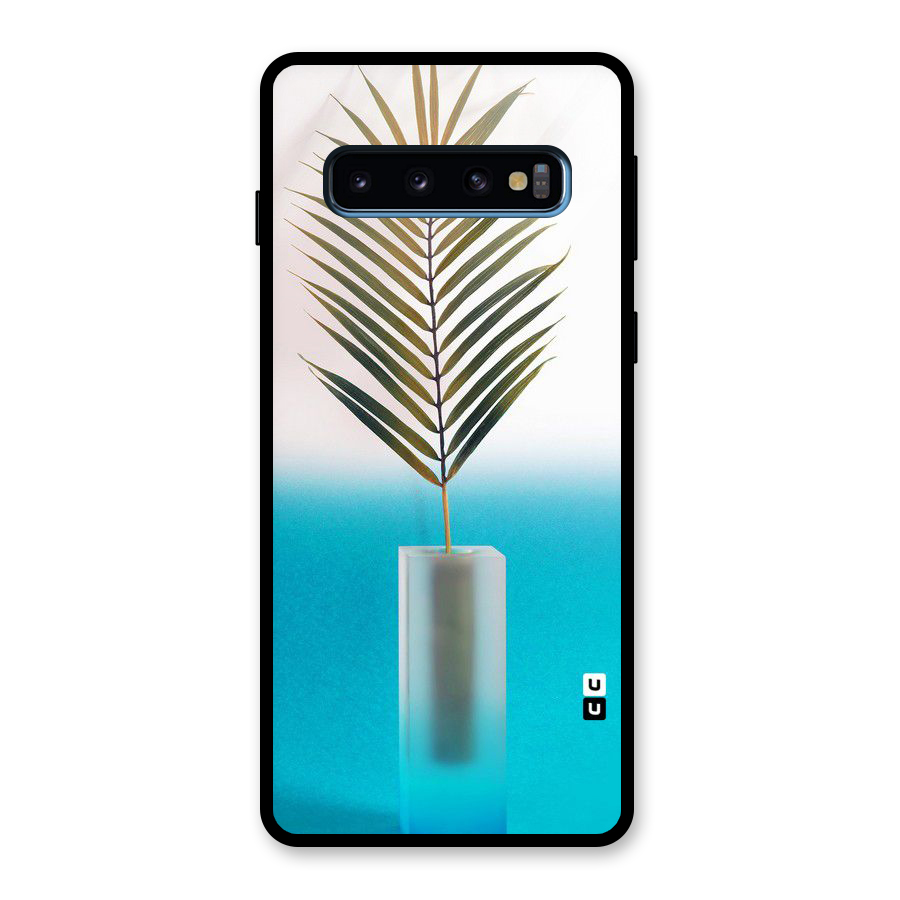Plant Home Art Glass Back Case for Galaxy S10
