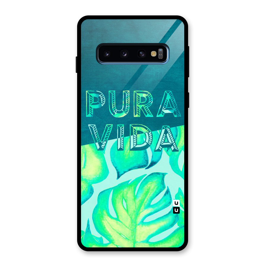 Pre Vida Glass Back Case for Galaxy S10
