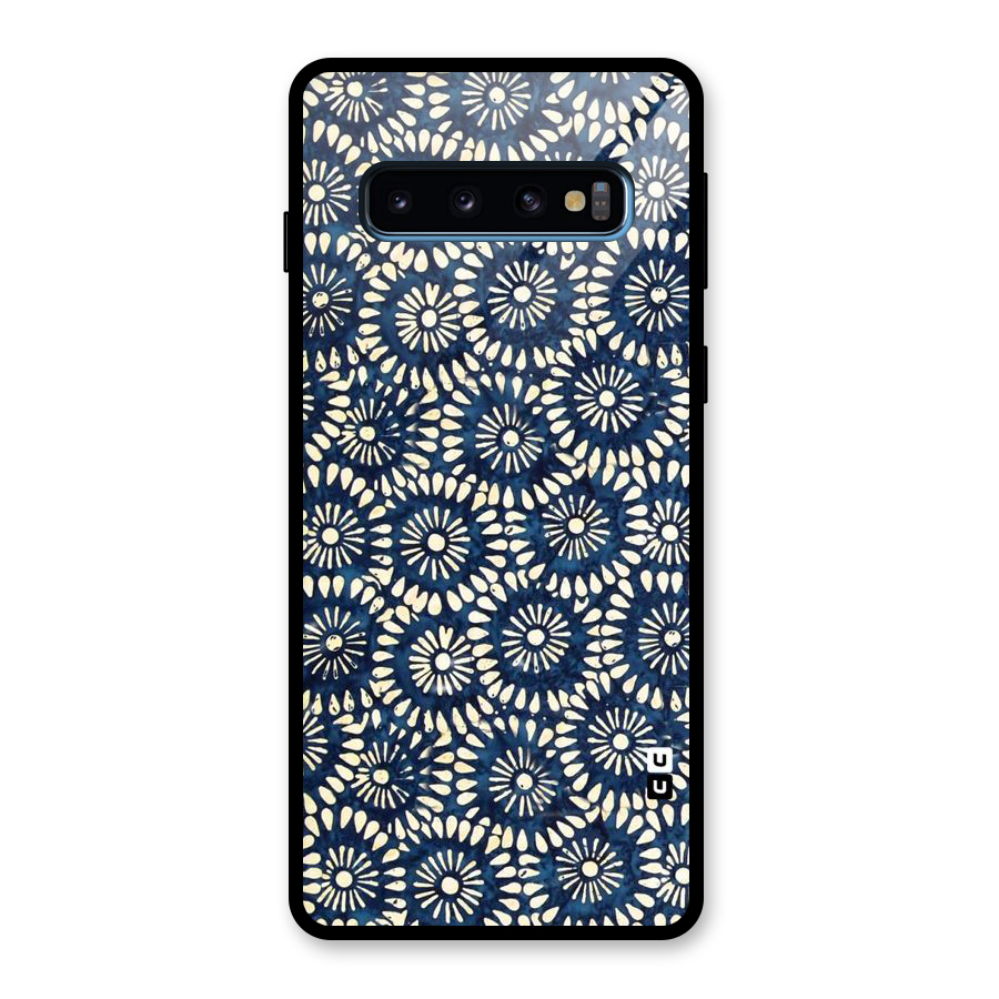 Pretty Circles Glass Back Case for Galaxy S10