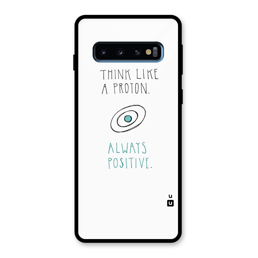 Proton Positive Glass Back Case for Galaxy S10
