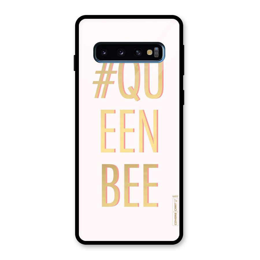 Queen Bee Glass Back Case for Galaxy S10