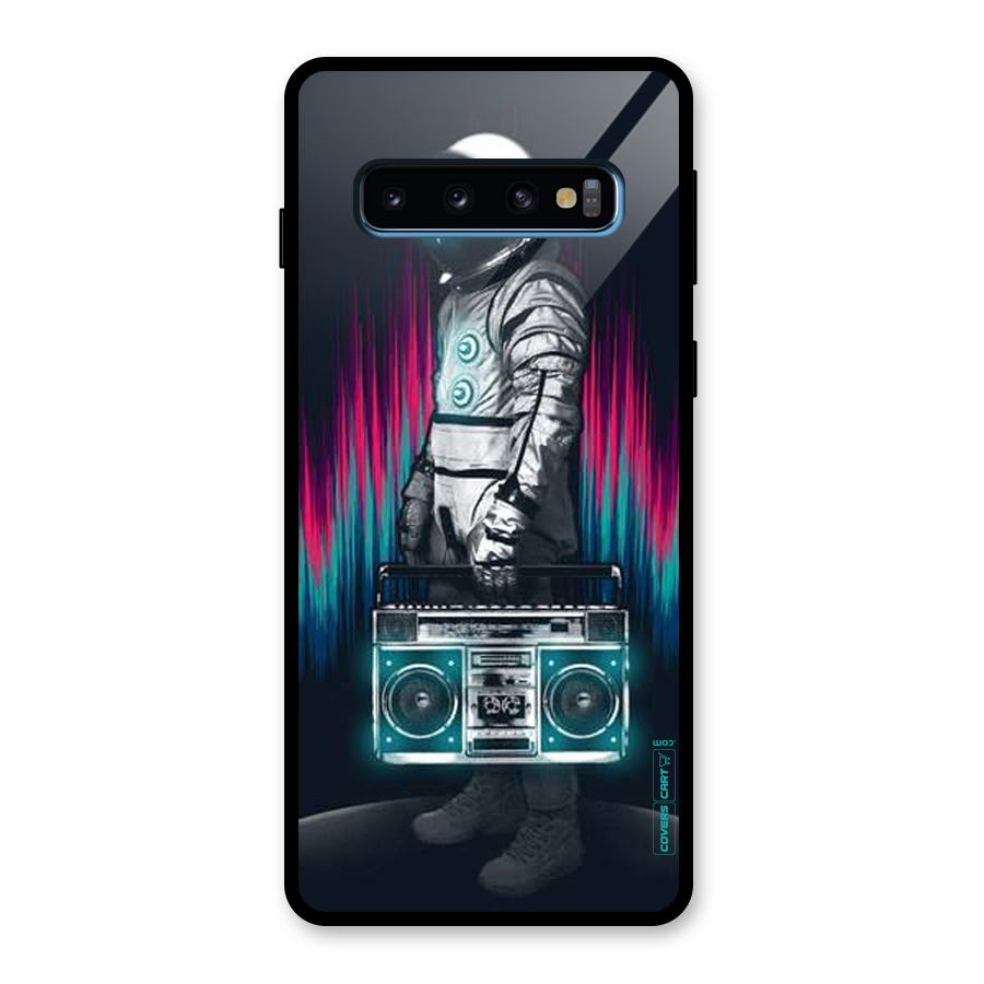 Radio Man Glass Back Case for Galaxy S10