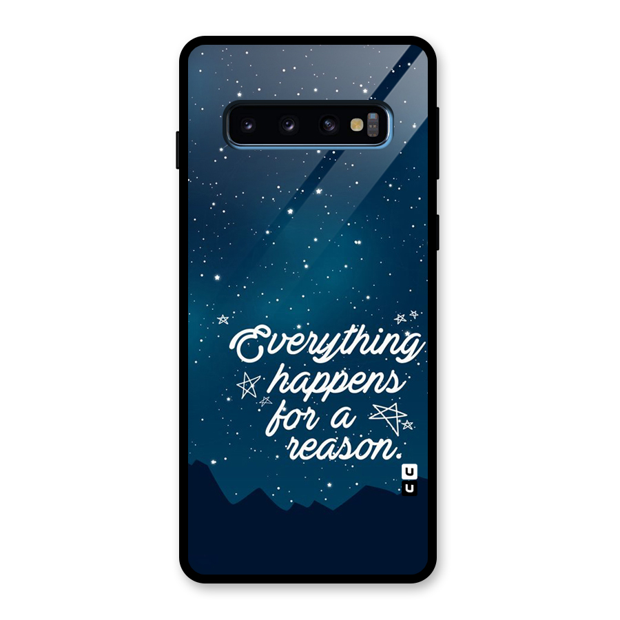 Reason Sky Glass Back Case for Galaxy S10