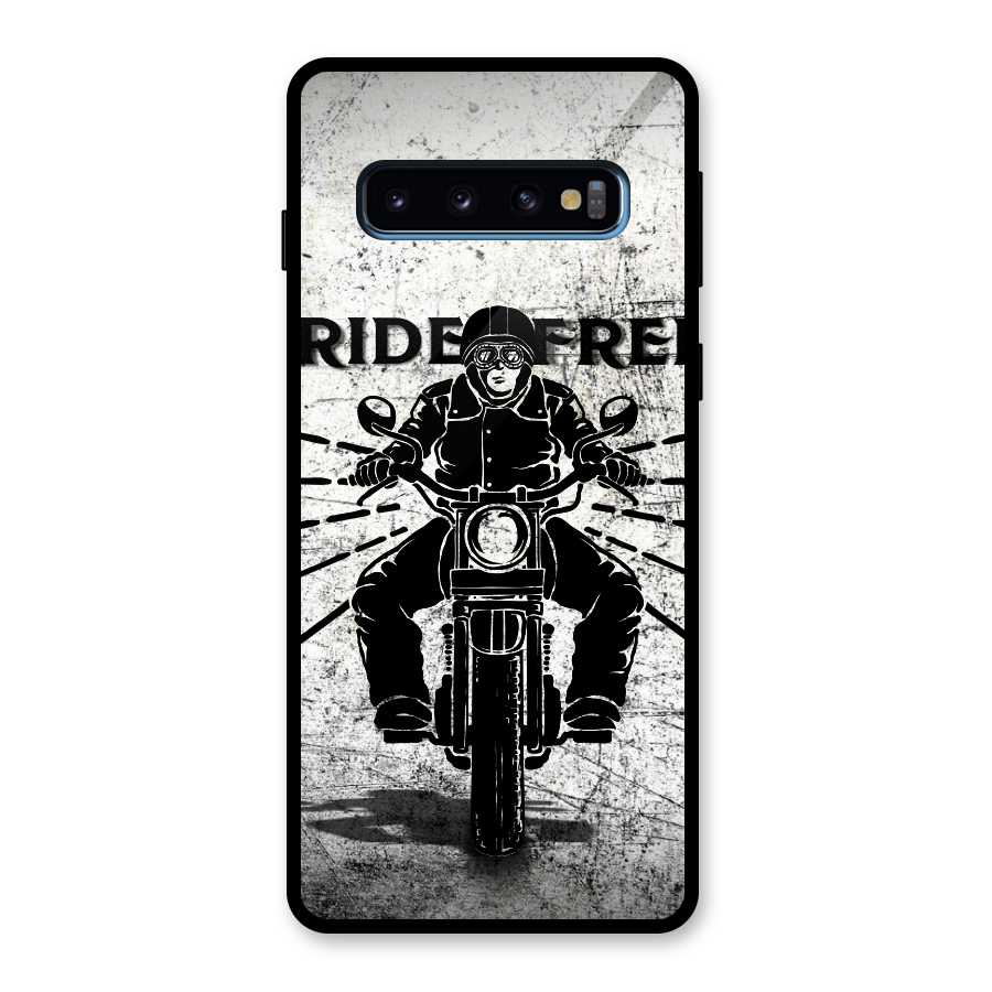 Ride Free Glass Back Case for Galaxy S10