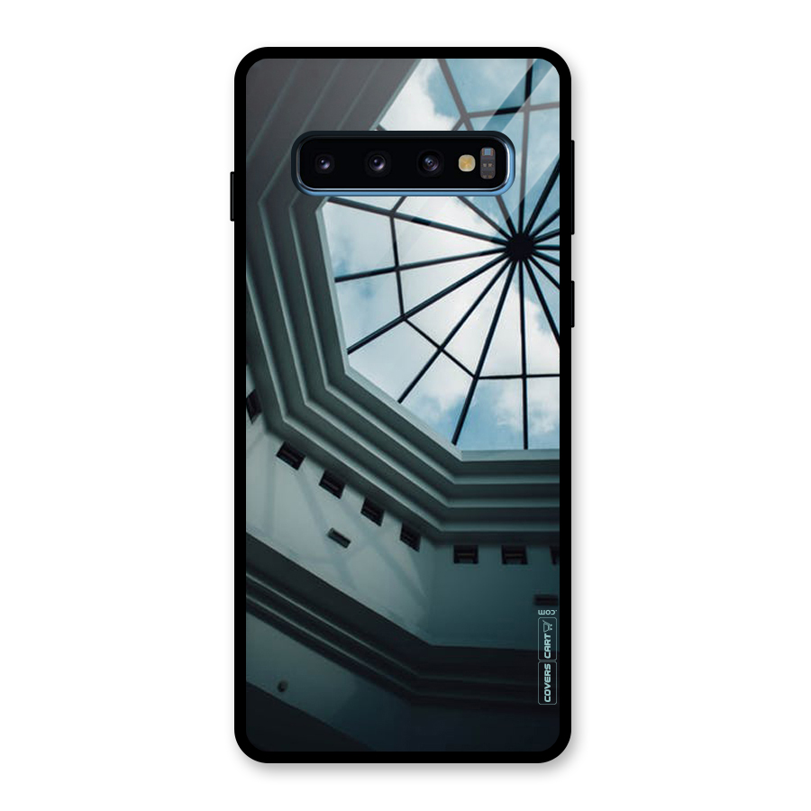 Rooftop Perspective Glass Back Case for Galaxy S10