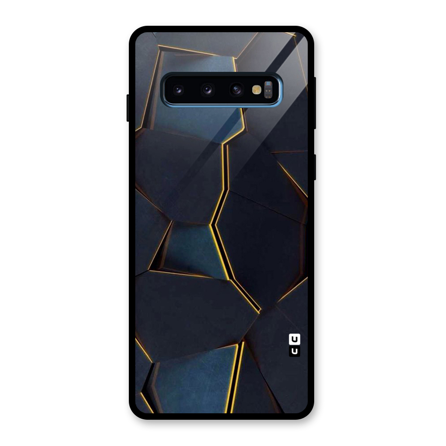 Royal Abstract Glass Back Case for Galaxy S10