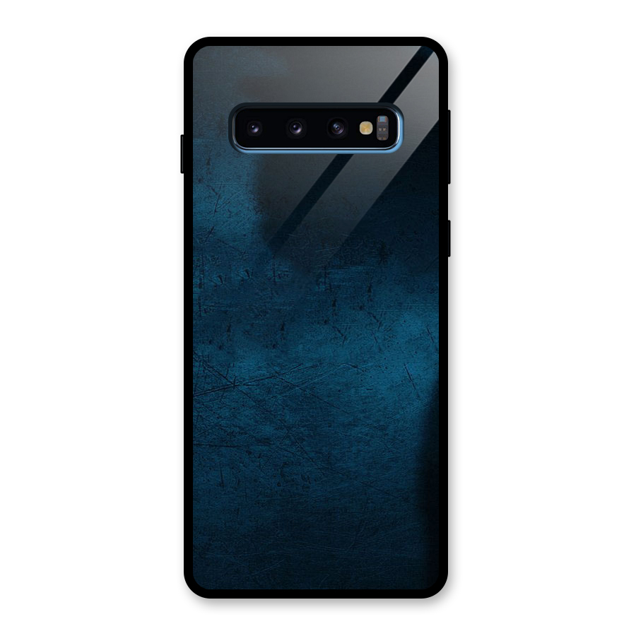 Royal Blue Glass Back Case for Galaxy S10