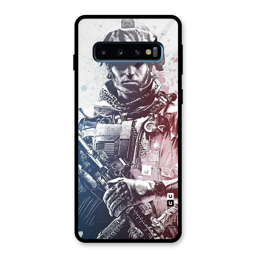 Saviour Glass Back Case for Galaxy S10