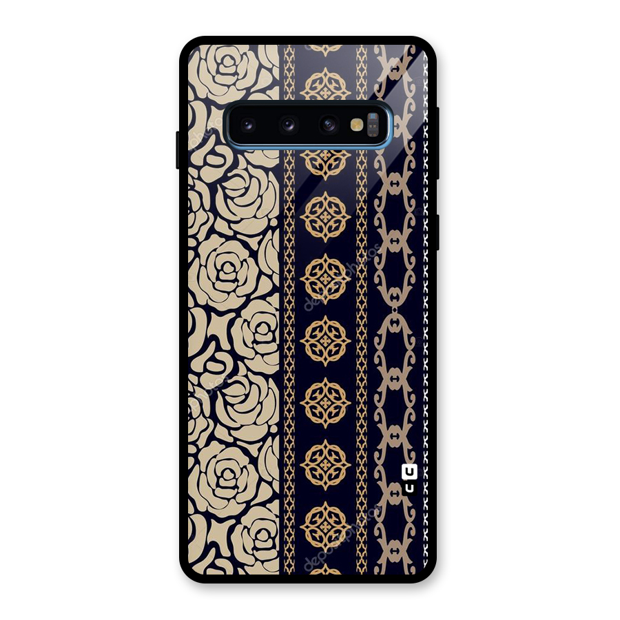 Seamless Pattern Glass Back Case for Galaxy S10