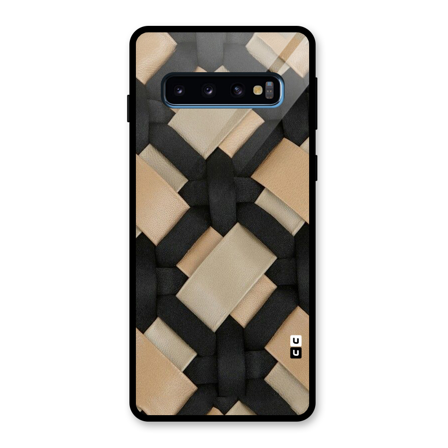 Shade Thread Glass Back Case for Galaxy S10